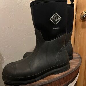 Men's Black Chore Boots 11